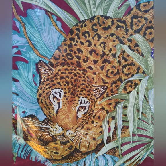 Vintage AUTHENTIC Salvatore Ferragamo Scarf Wrap multicolor 52 inch - Picture 2 of 7